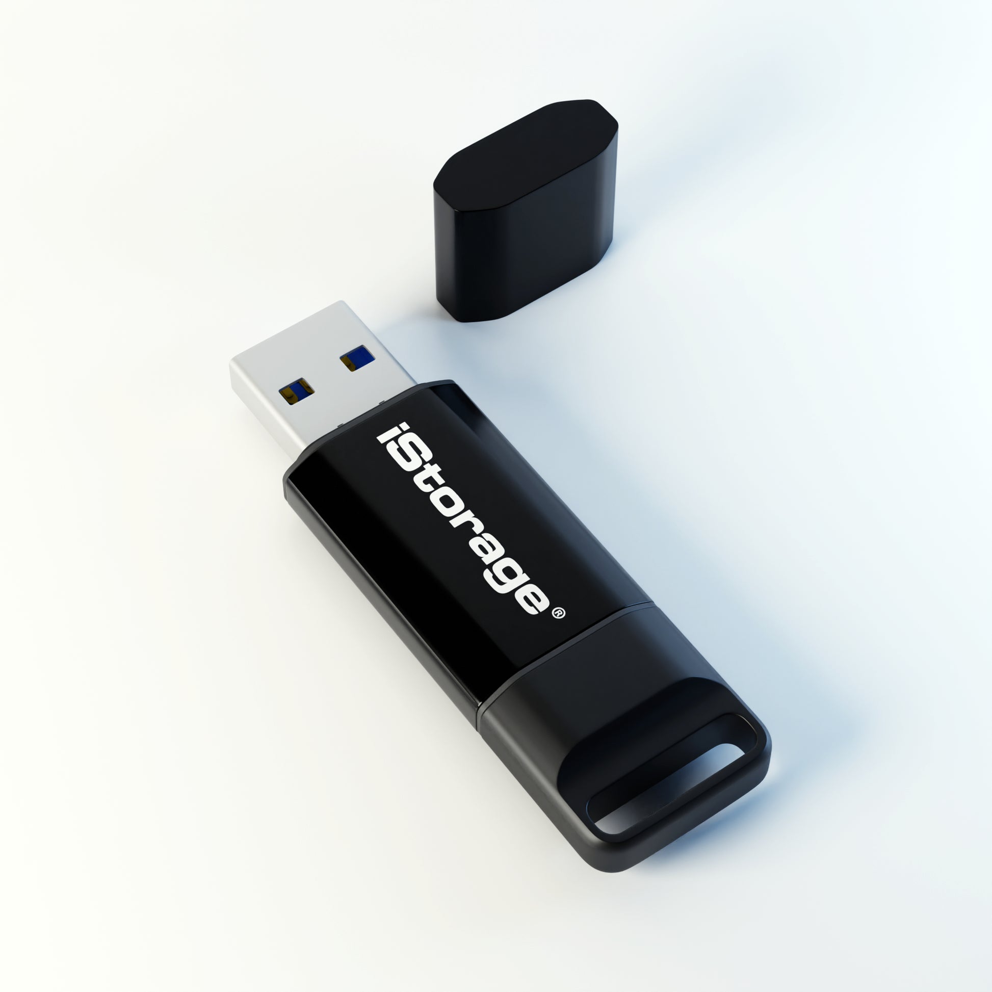 iStorage datAshur BT USB-Stick 32 GB – USB-A USB 3.2 Gen 1, 170/130 MB/s, AES-256 XTS, FIPS 140-2 Level 3, IP5