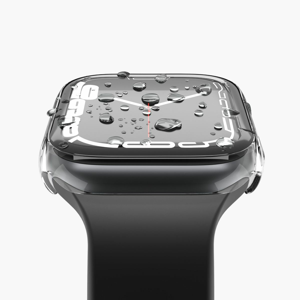 Vonmählen Hülle für Apple Watch Series 8/9 41 mm – Silikon, Transparent