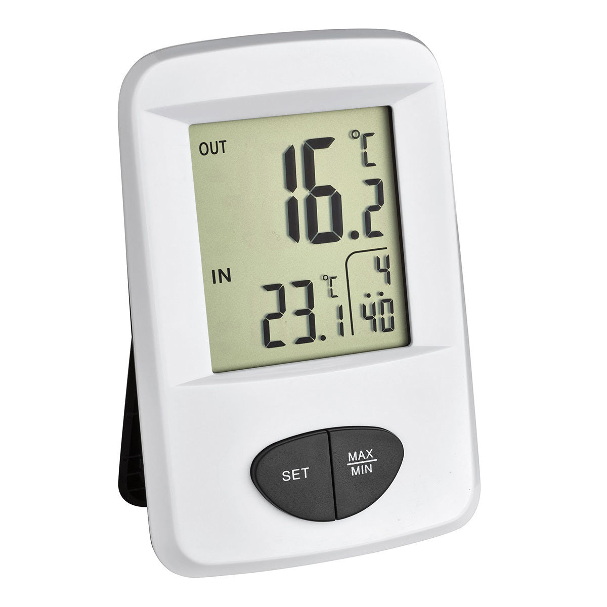 TFA-Dostmann BASE Temperatursensor – Kabellos, 0–50 °C (innen), −20–60 °C (aussen)