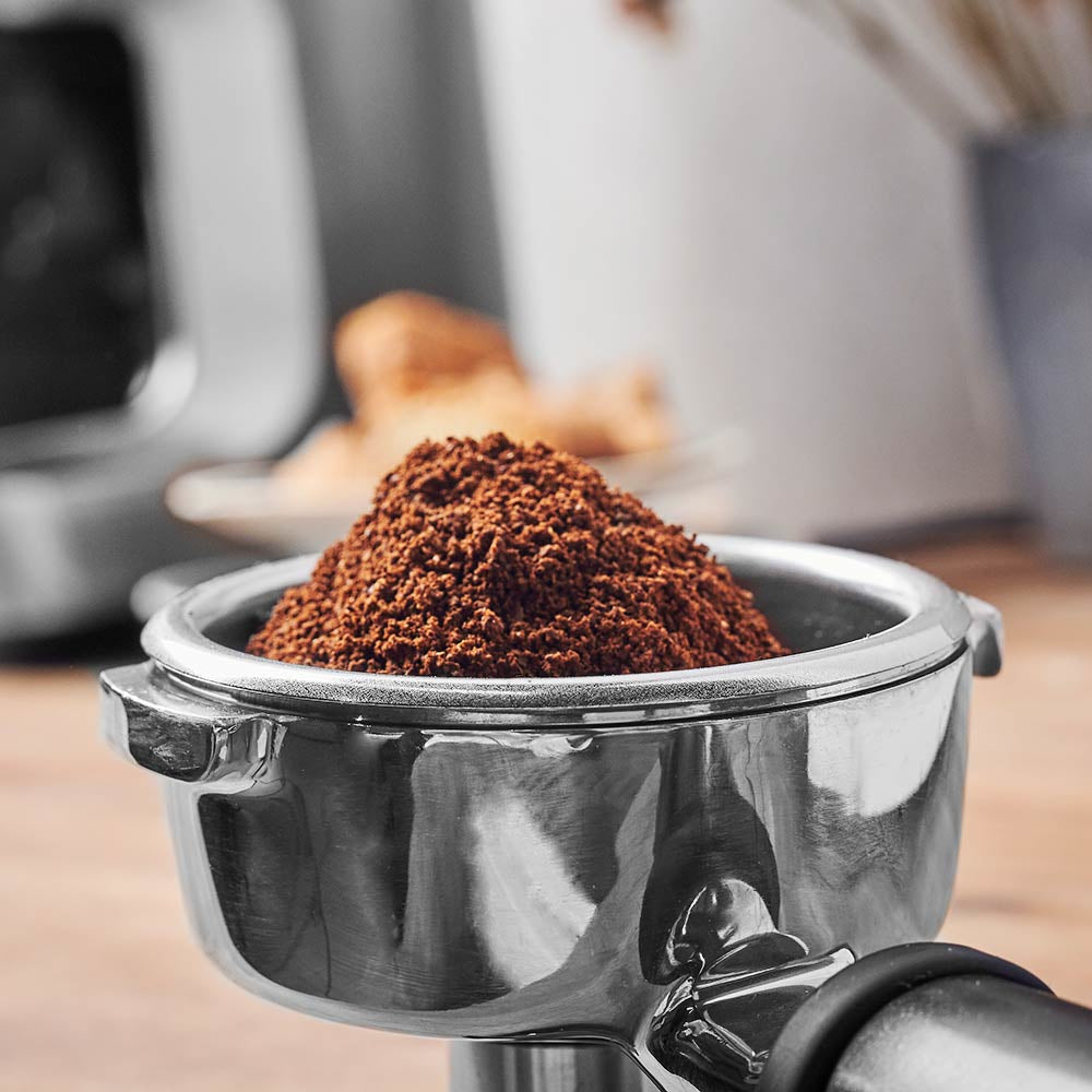 Gastroback Kaffeemühle Advanced Plus 42642 – 400 g, Kegelmahlwerk, 130 W – schwarz/edelstahl