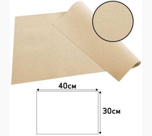 PRONAPPE Tischset – 30×40 cm, 100er-Set, Polypropylen, Hellbraun