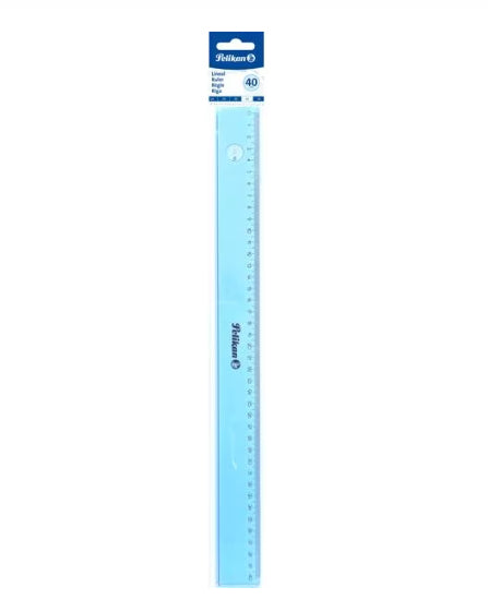 Pelikan Lineal – Acryl – 40 cm – Tuschekante – Blau