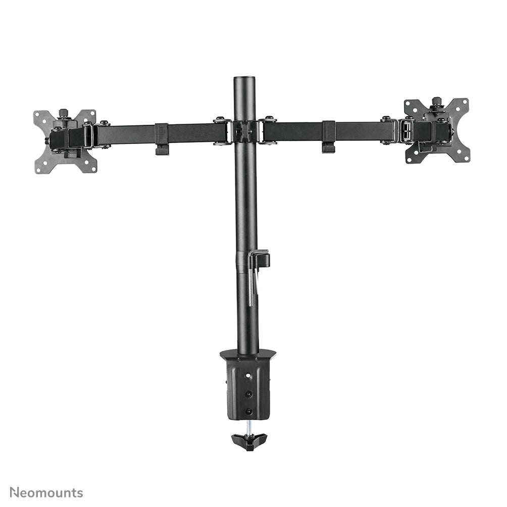 Neomounts FPMA-D550DBLACK – Monitorarm Tischhalterung – 2 Monitore – 10–32" – VESA 75×75/100×100 mm