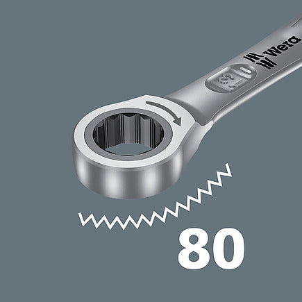 Wera 6000 Joker 4 Imperial Set – 4 Teile, Schlüsselweite 10–19 mm