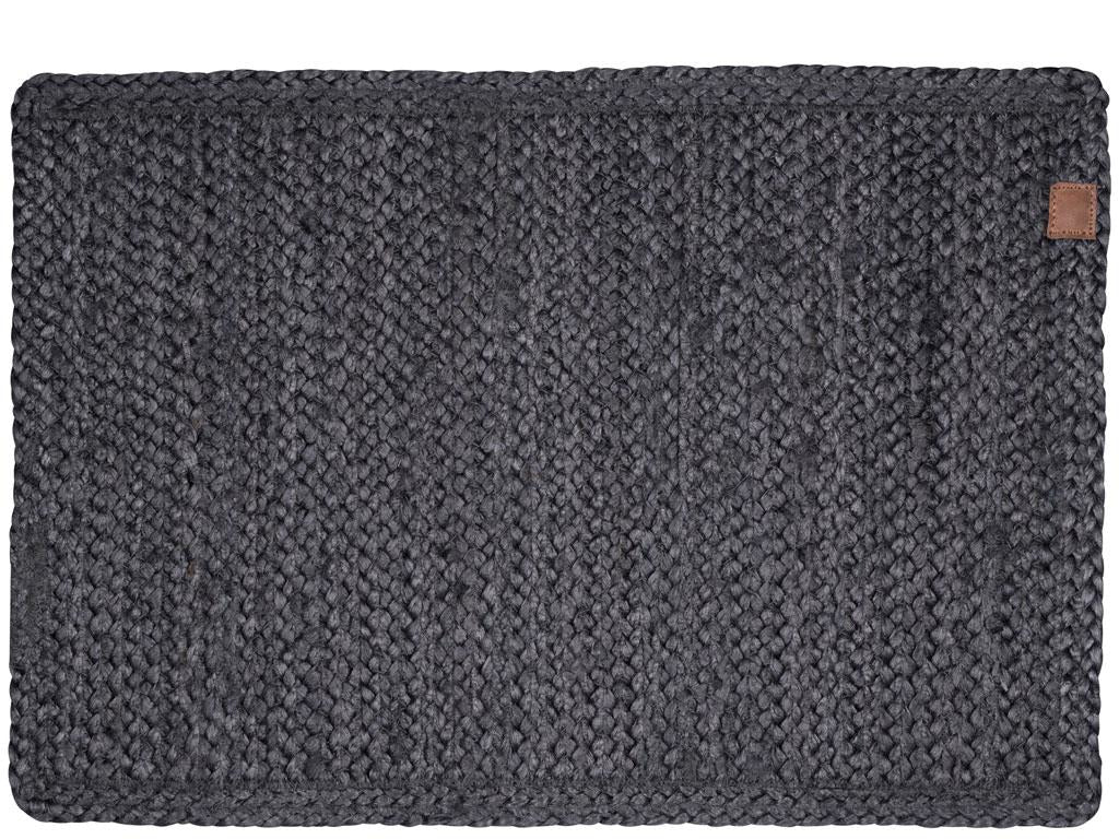 Södahl Tischset – 33×48 cm, Baumwolle, Schwarz, Its all Nature Ash