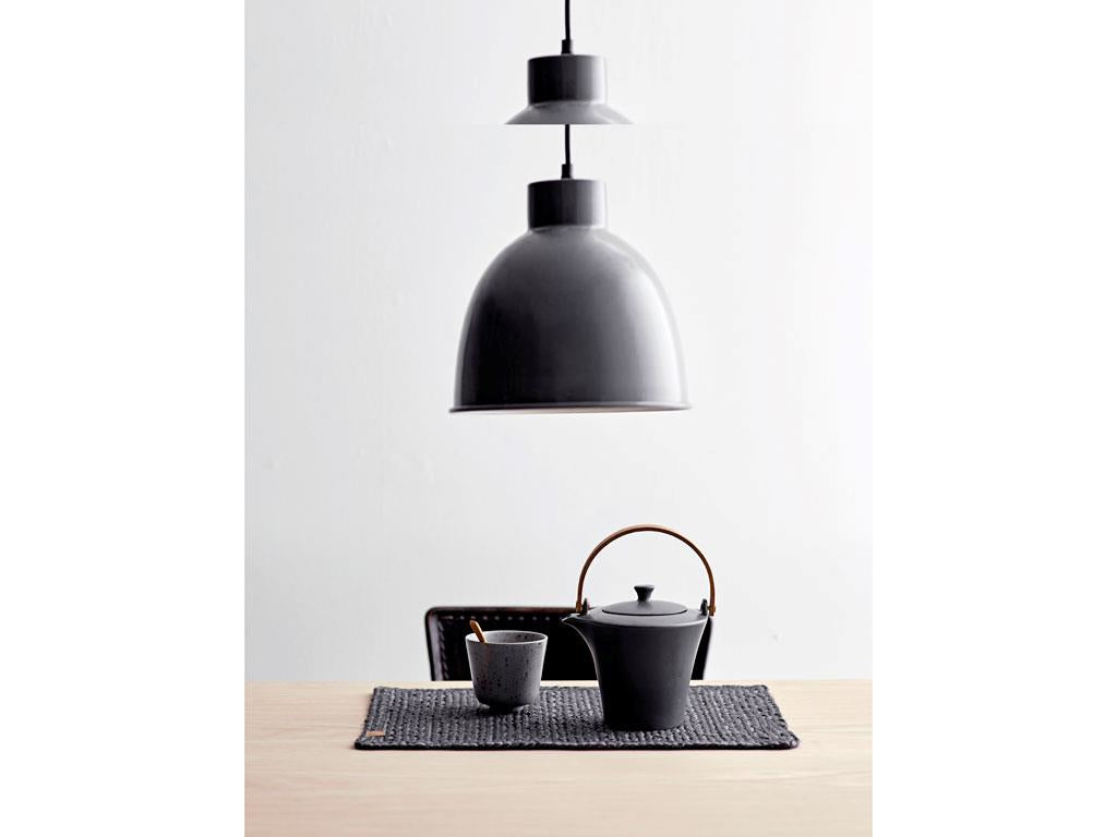 Södahl Tischset – 33×48 cm, Baumwolle, Schwarz, Its all Nature Ash