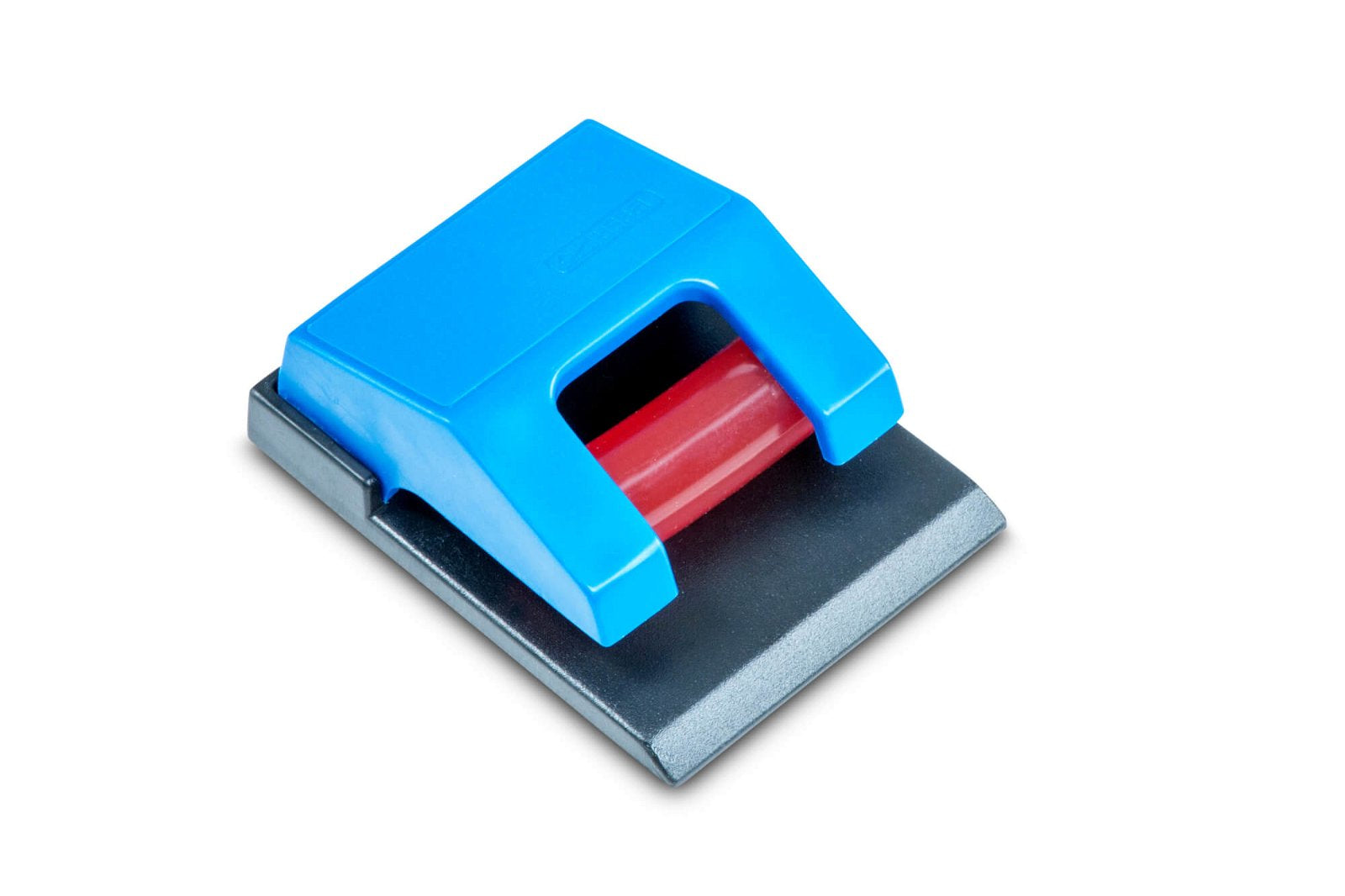 MAUL Magnetclip S – selbstklebend, Magnetschnapp-Automatik – blau – Kunststoff – 43×33 mm – 10 Stk.