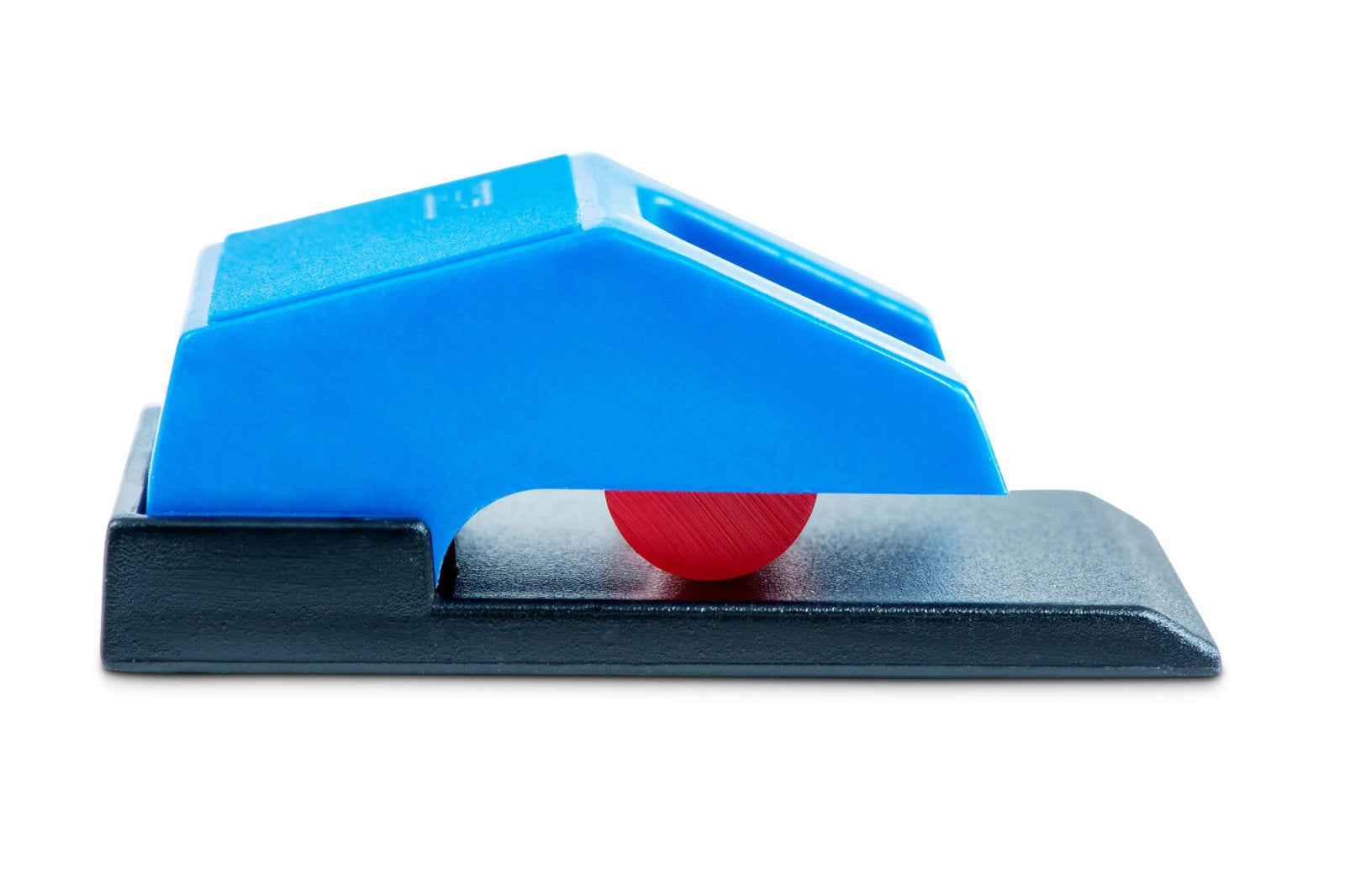 MAUL Magnetclip S – selbstklebend, Magnetschnapp-Automatik – blau – Kunststoff – 43×33 mm – 10 Stk.