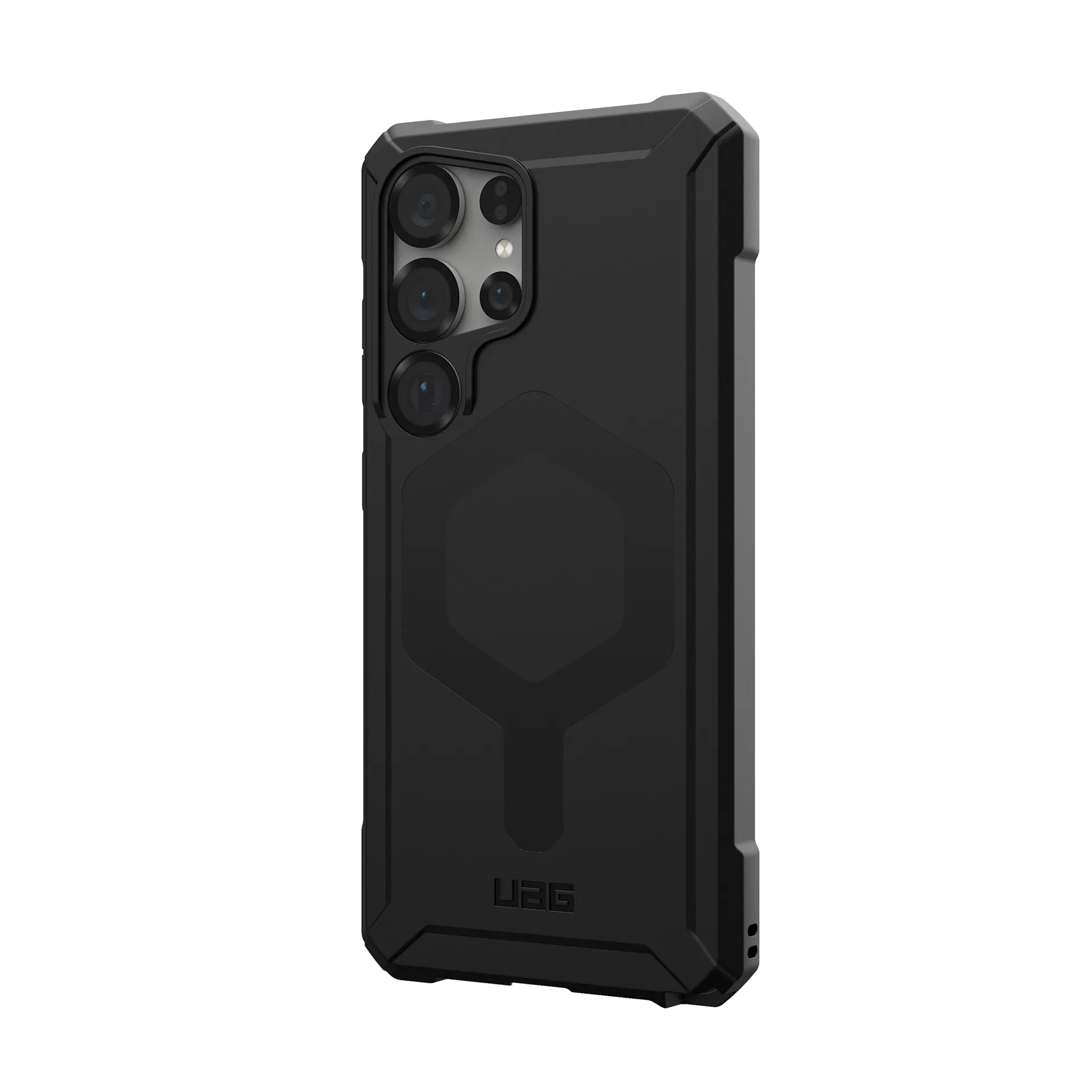 Urban Armor Gear UAG Essential Armor Backcover – für Samsung Galaxy S25 Ultra, Kunststoff, Schwarz, bis 4,6 m sturzsicher