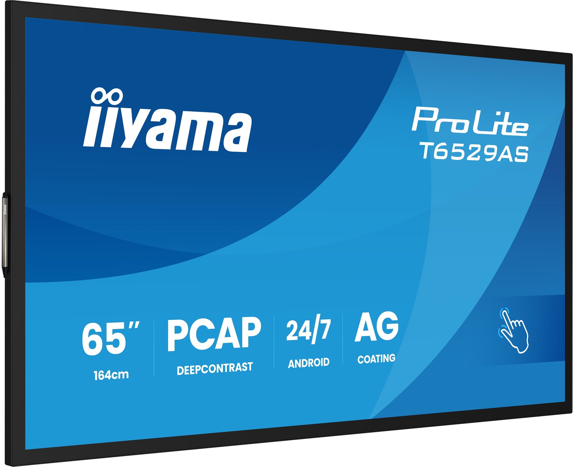 iiyama 65" UHD 4K Touch – Android, 500 cd/m²