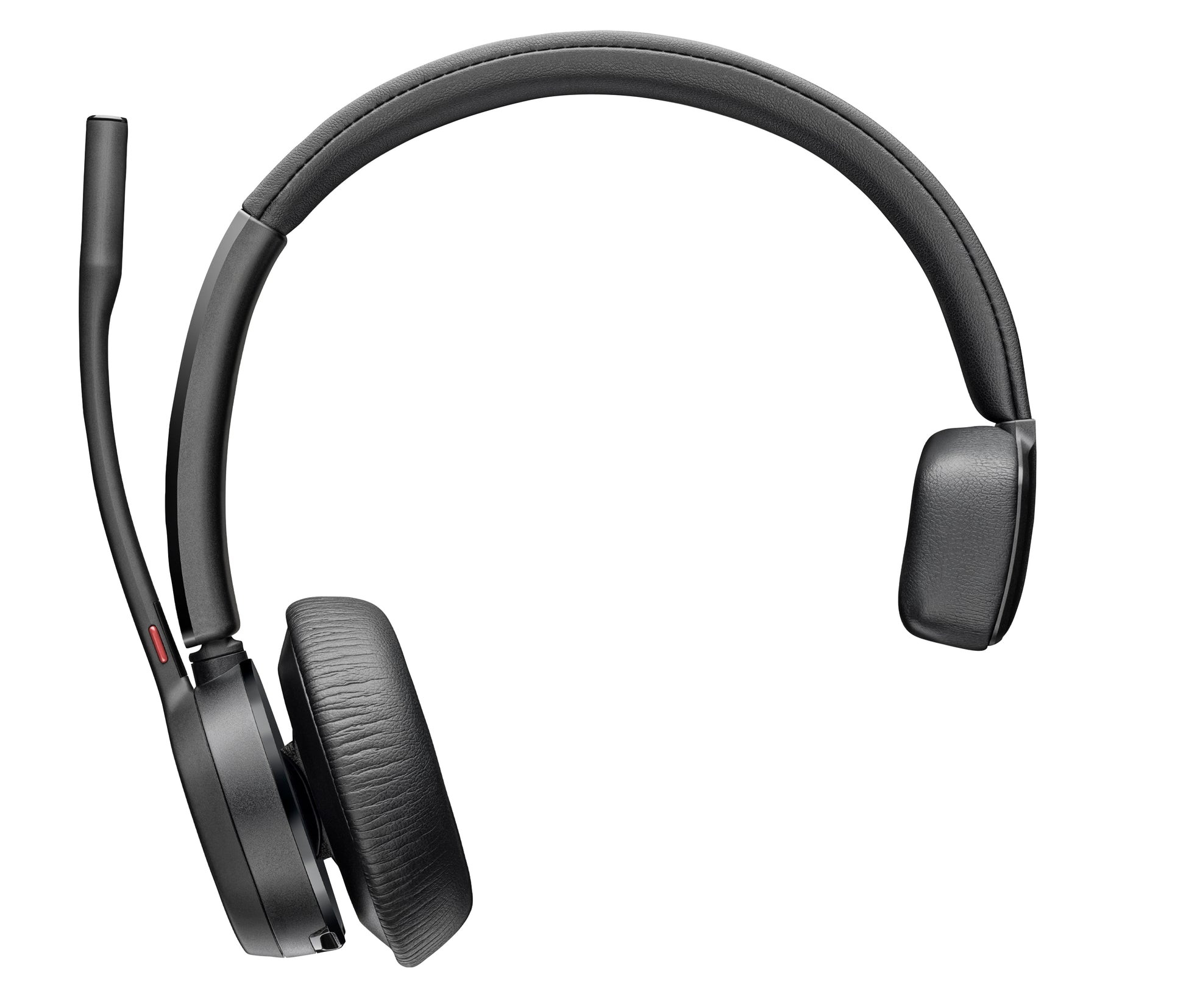 Poly Voyager 4310 UC – Mono Headset – Bluetooth 5.2, USB-A Empfänger – Schwarz – für PC/Mac – bis 24 h