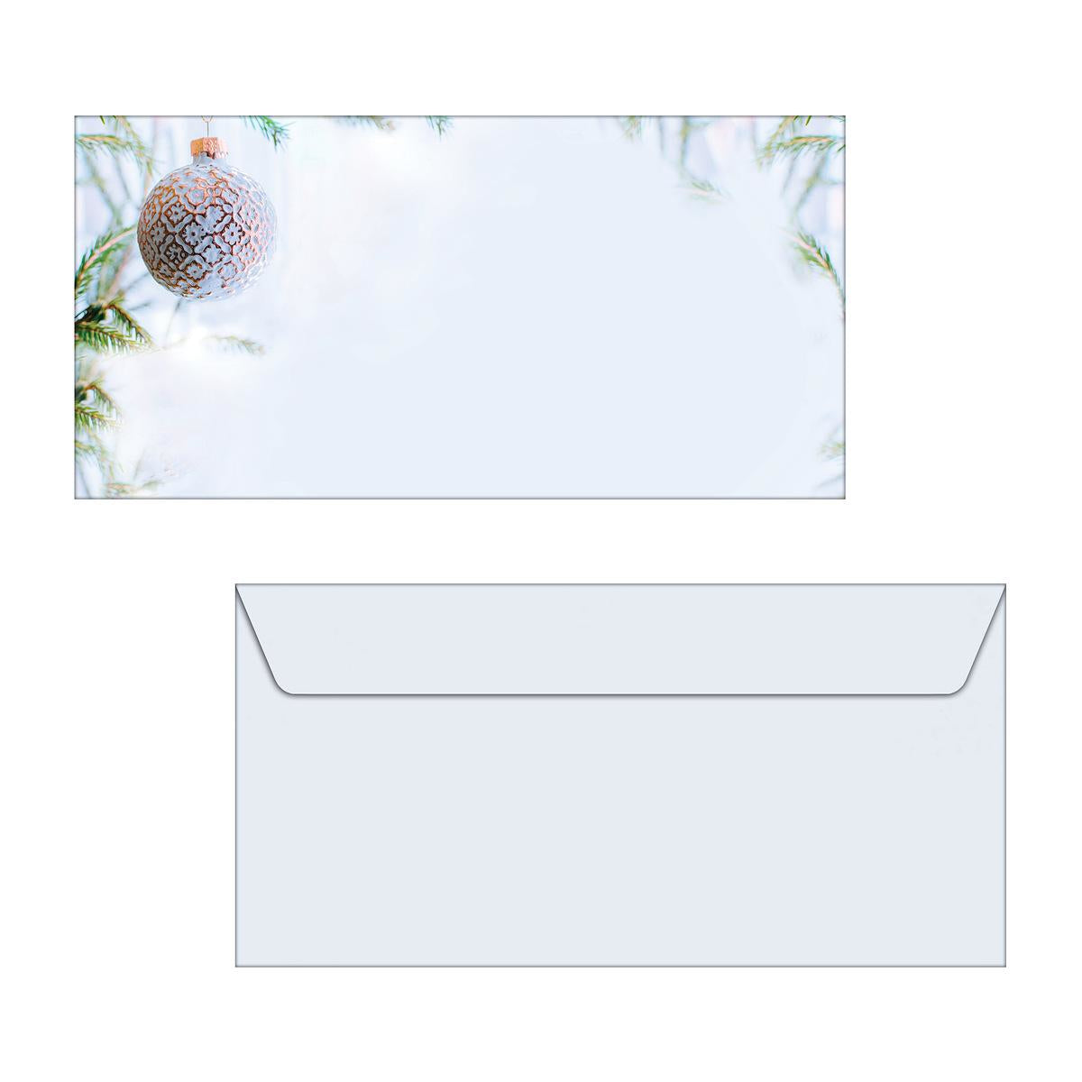 Sigel Weihnachts-Couvert C5/6 Winter Mood, mehrfarbig, gummiert, 80 g/m² – 50 Stk.