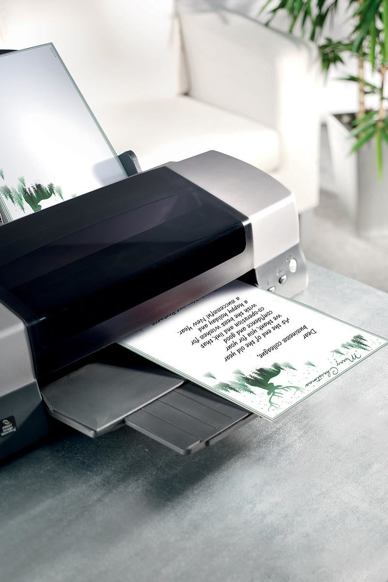 Sigel Motivpapier – A4, 90 g/m², Motiv: Weihnachtswald – für Inkjet/Laser/Kopierer – FSC – 25 Blatt