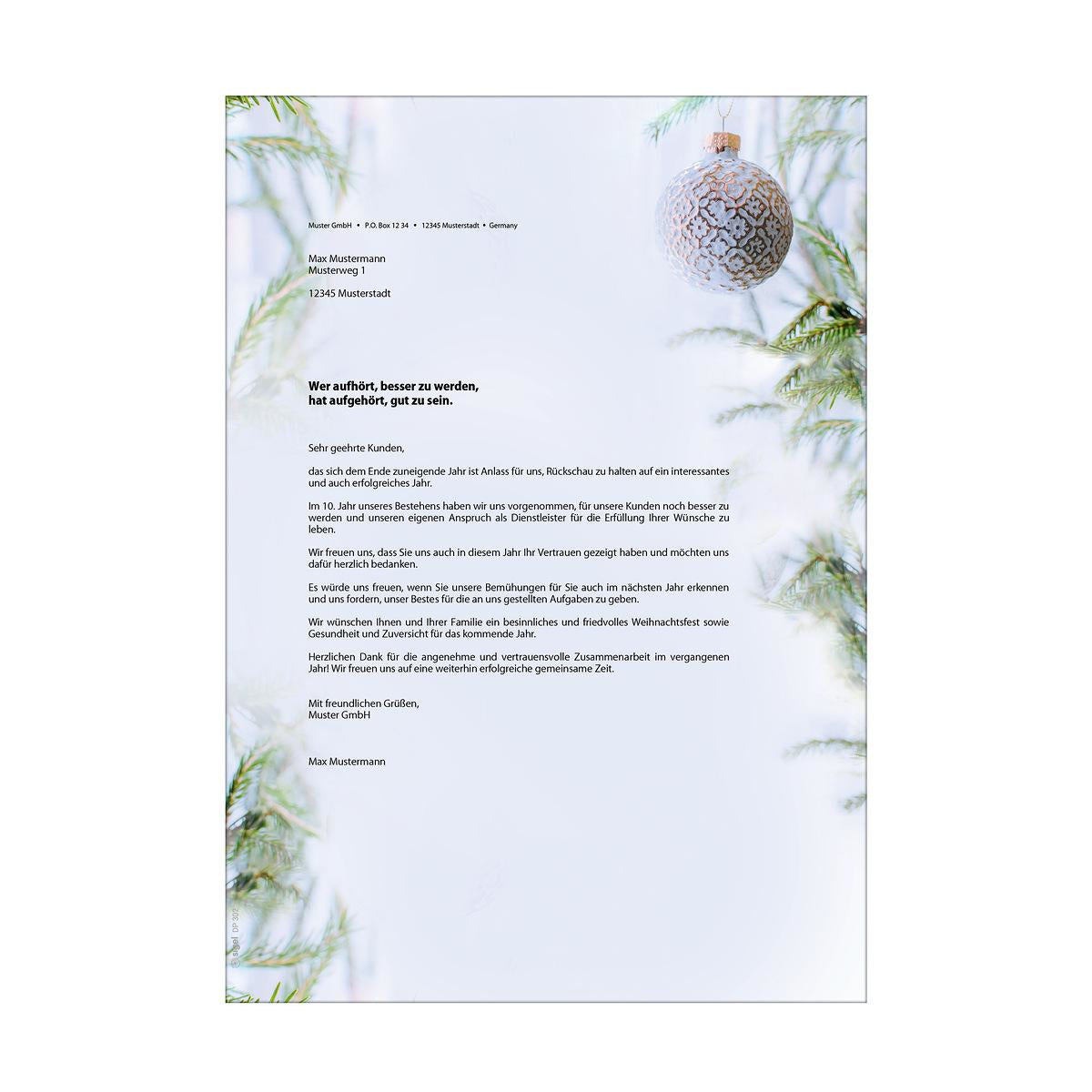 Sigel Motivpapier – A4, 90 g/m², mehrfarbig, Motiv: Winter Mood – für Inkjet/Laser/Kopierer – FSC – 100 Blatt