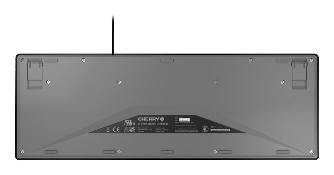 CHERRY STREAM – Tastatur, kabelgebunden, PT-Layout (PT), Schwarz