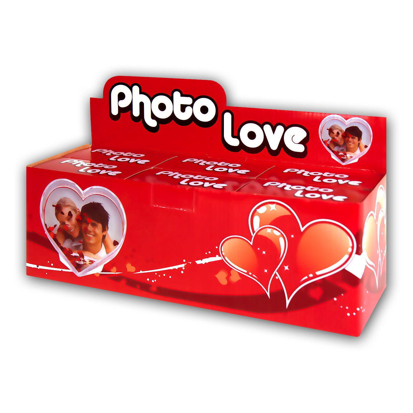 ZEP Fotokugel Cuore (Herzform), transparent, Kunststoff, 10 × 9 × 5 cm