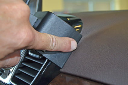 Brodit Auto-Halterung, Klemmhalterung, senkrecht – für Smartphone – Schwarz, ABS