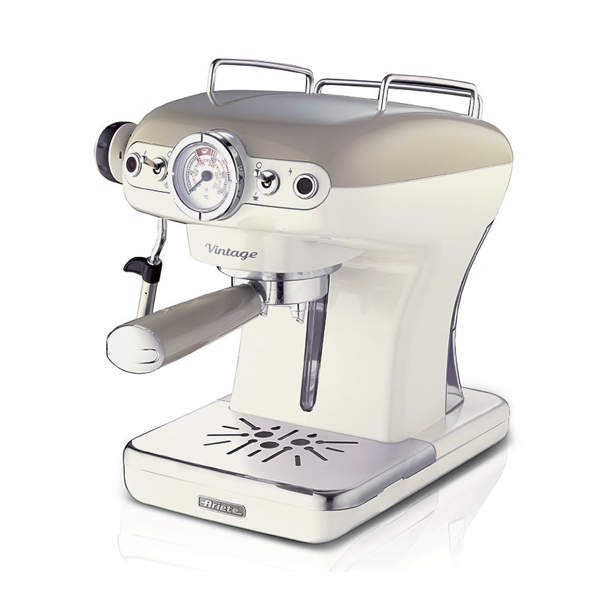 Ariete 1389/14 Espressomaschine (Siebträger) – 15 bar, 0,9 l, Milchschaumdüse, Beige