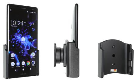 Brodit Swivel 711051 – Auto-Ladegerät – Eingebautes Ladegerät, Lüftungsschlitz – für Sony Xperia XZ2 – Schwarz