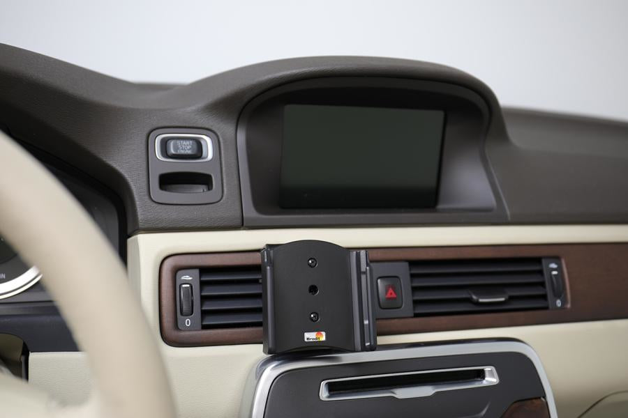 Brodit Auto-Halterung, Schraubbefestigung, 360° drehbar, neigbar – für Huawei P20 – Schwarz, ABS/Acetal