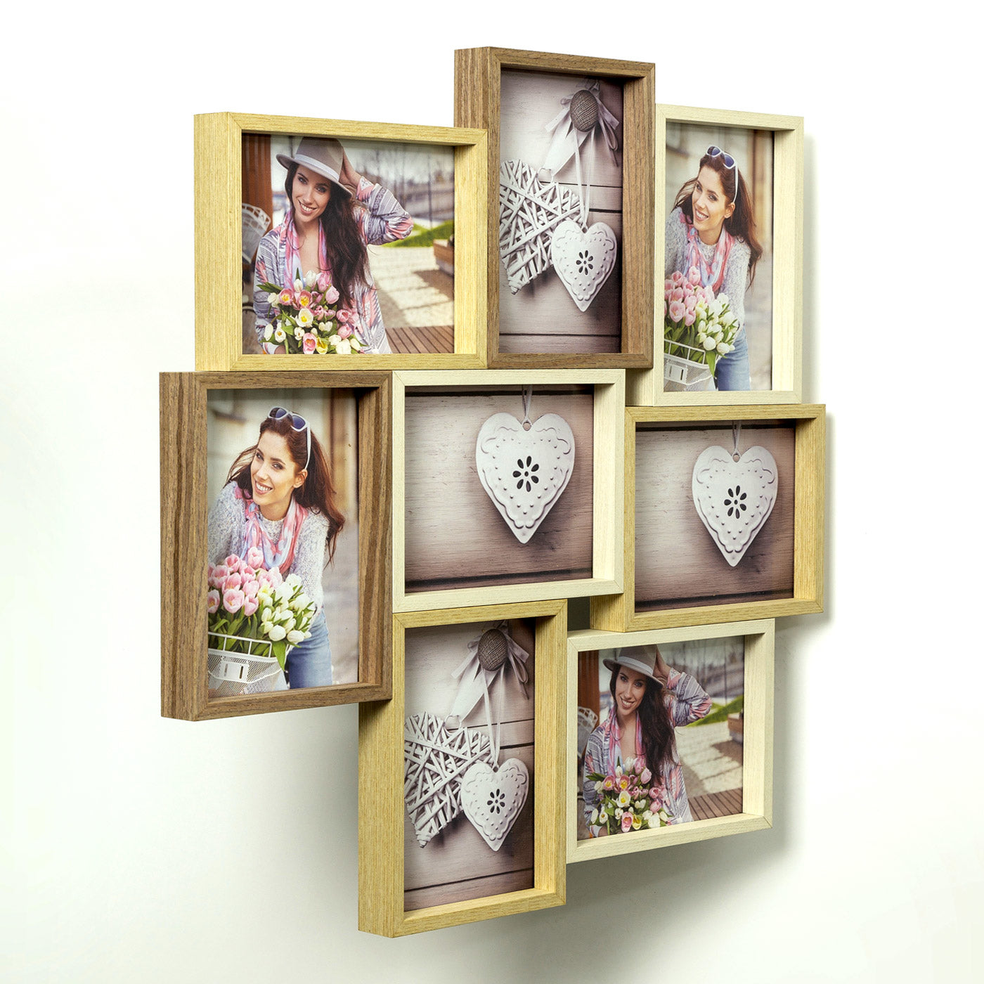 ZEP Montreux Collagerahmen – für 13 × 18 cm – MDF & Holz, braun