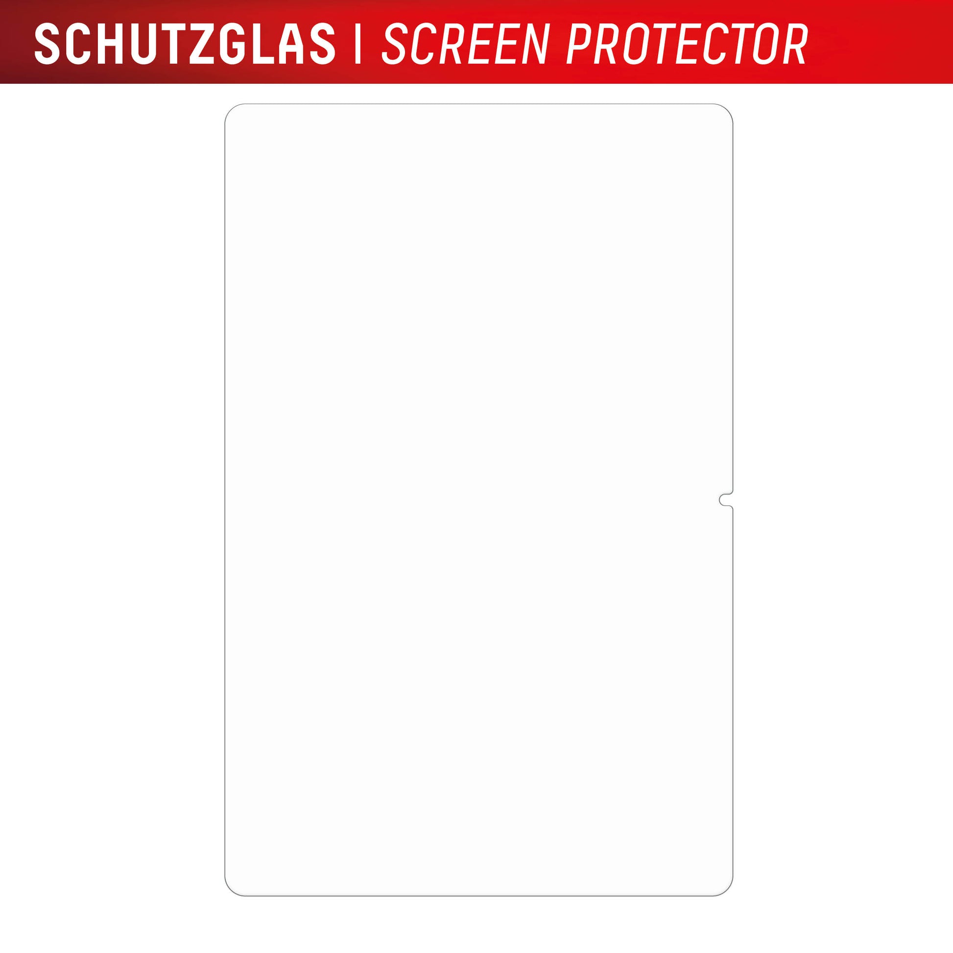 Displex Displayschutzglas – für Samsung Galaxy Tab S10 FE+, klar, 9H, Anti-Fingerprint