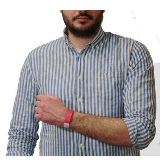 Avery Event-Armband – Papier, 256×19 mm, 500 Stk., Neonpink