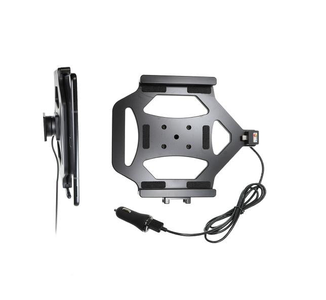 Brodit Tablet-Halterung für Tablet/UMPC – Autolüftungsmontage, USB 12 V – Schwarz