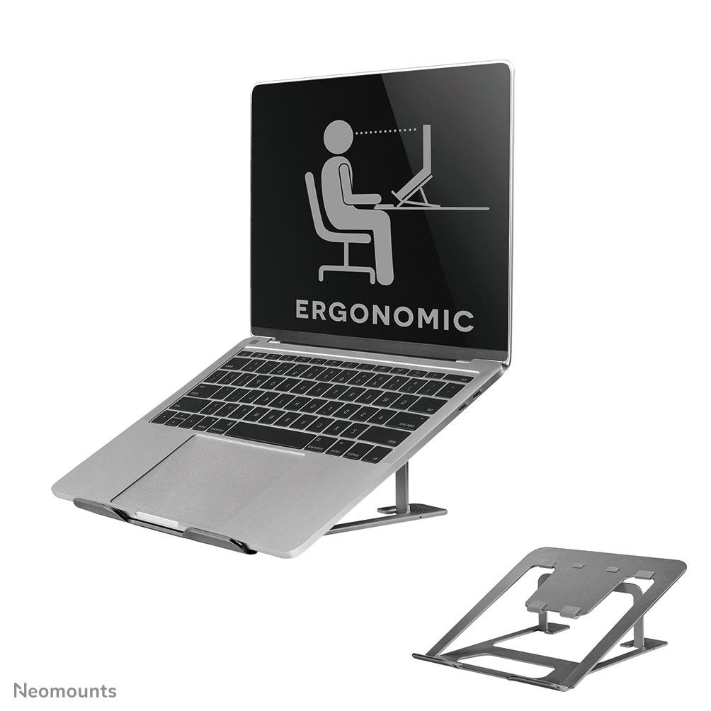 Neomounts Laptop-Ständer – bis 17"/5 kg – Grau