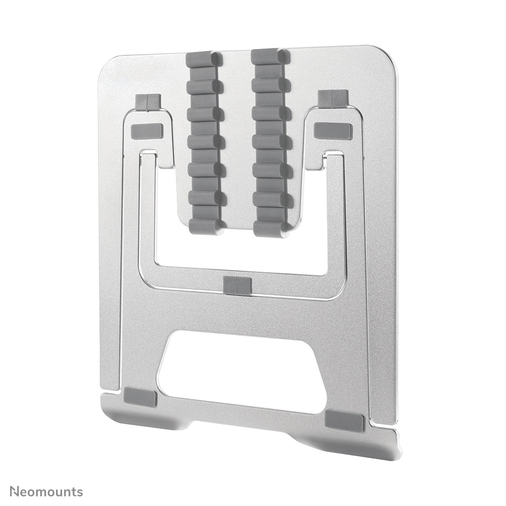 Neomounts Laptop-Ständer – für Geräte bis 17", bis 5 kg, faltbar – Silber
