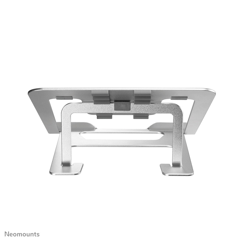 Neomounts Laptop-Ständer – für Geräte bis 17", bis 5 kg, faltbar – Silber