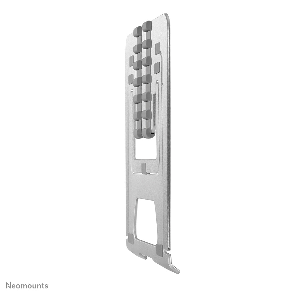Neomounts Laptop-Ständer – für Geräte bis 17", bis 5 kg, faltbar – Silber