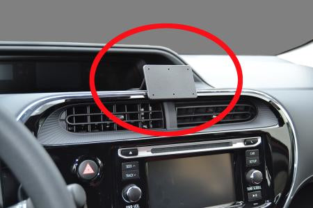 Brodit Auto-Halterung, Klemmhalterung – Universal – Schwarz, ABS
