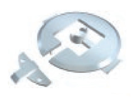 Bachmann Easy-Cover-Quadro Kabelhalterung – 100×100×20 mm – POM – Weiss, für Kabelschlange Quadro, 1 Stk.