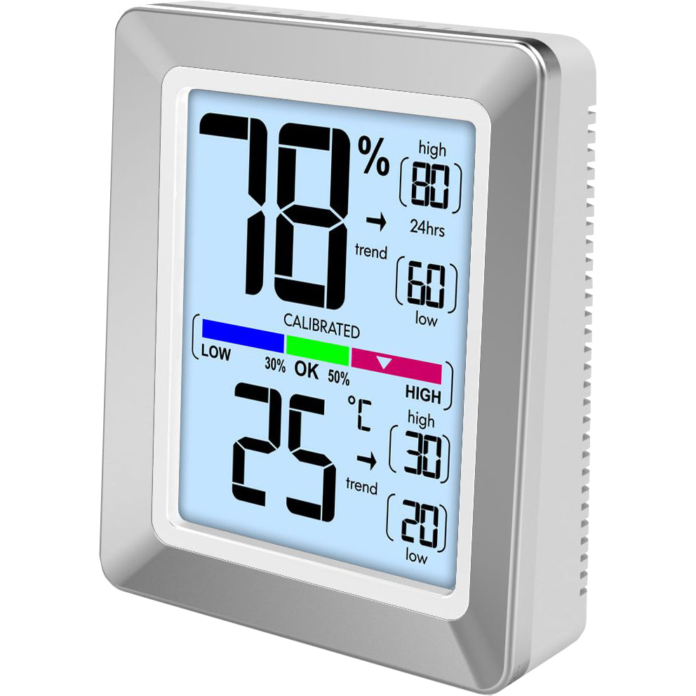 Technoline WS9460 – Wetterstation, innen, Hygrometer & Thermometer, Farbdisplay – Grau