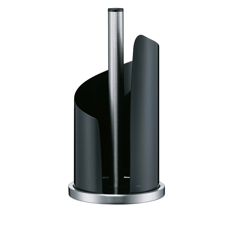 Kela Küchenrollenhalter Metall, Ø 15 × 32 cm, schwarz
