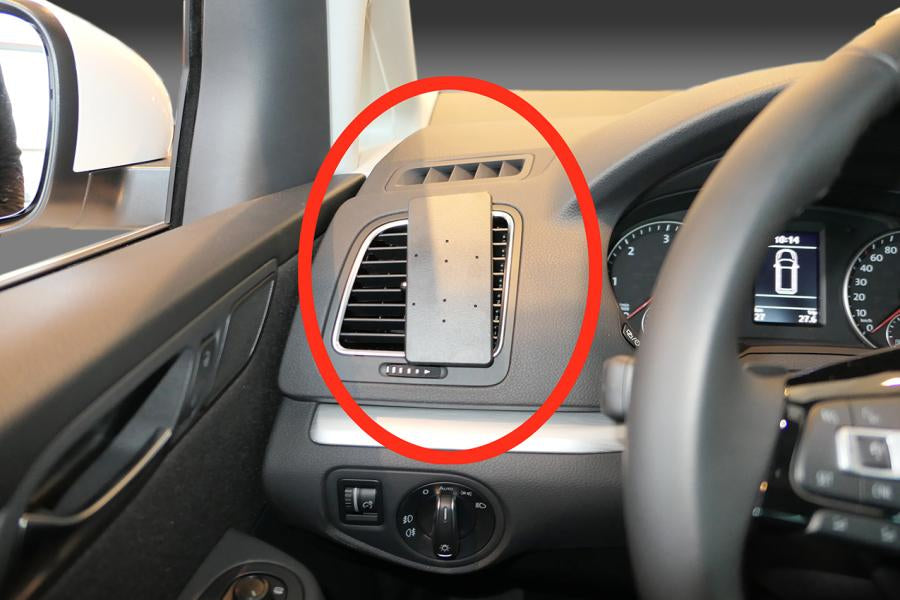 Brodit Auto-Halterung, Lüftung, passiv – universal – Schwarz, ABS/Acetal