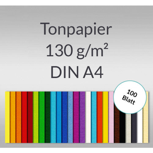 URSUS Tonzeichenpapier – A4, 130 g/m², rehbraun, 100 Blatt