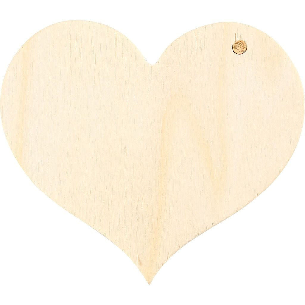 Creativ Company Aufbewahrungsbox Herz – Holz – Braun – 90 × 40 × 26 mm