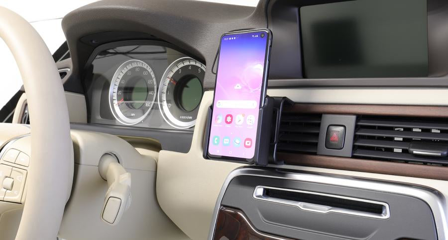 Brodit 711117 – Auto-Halterung – drehbar, neigbar – Schraubbefestigung – für Samsung Galaxy S10e – Schwarz