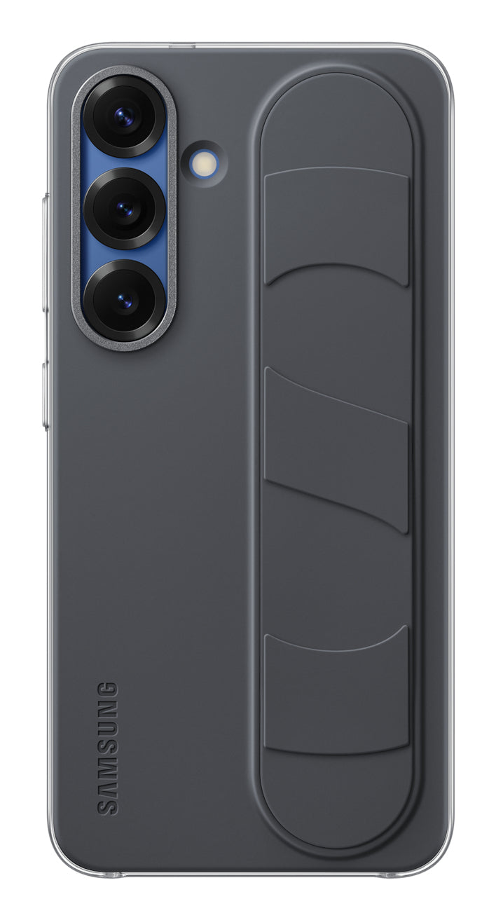 Samsung Standing Grip Backcover – für Samsung Galaxy S25, mit Ständer, Schwarz