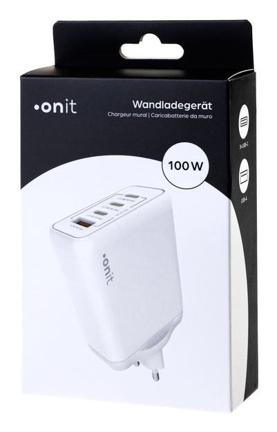 ONIT Netzteil – 100 W, 2× USB-C, GaN