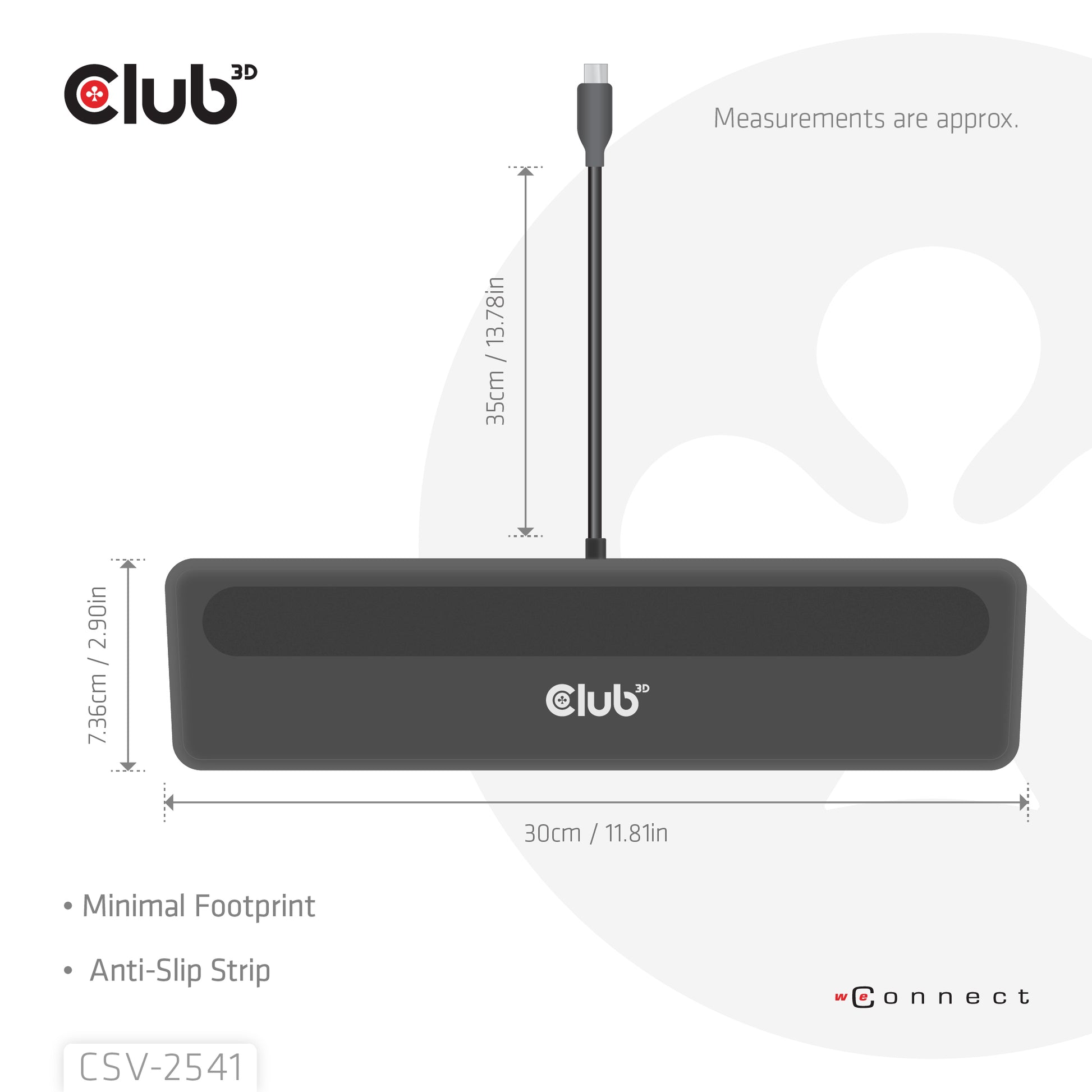 CLUB3D Club 3D CSV-2541 Dockingstation – Thunderbolt 3, 1× DP, 3× HDMI, 6× USB-A, 2× USB-C, für Windows 10/11