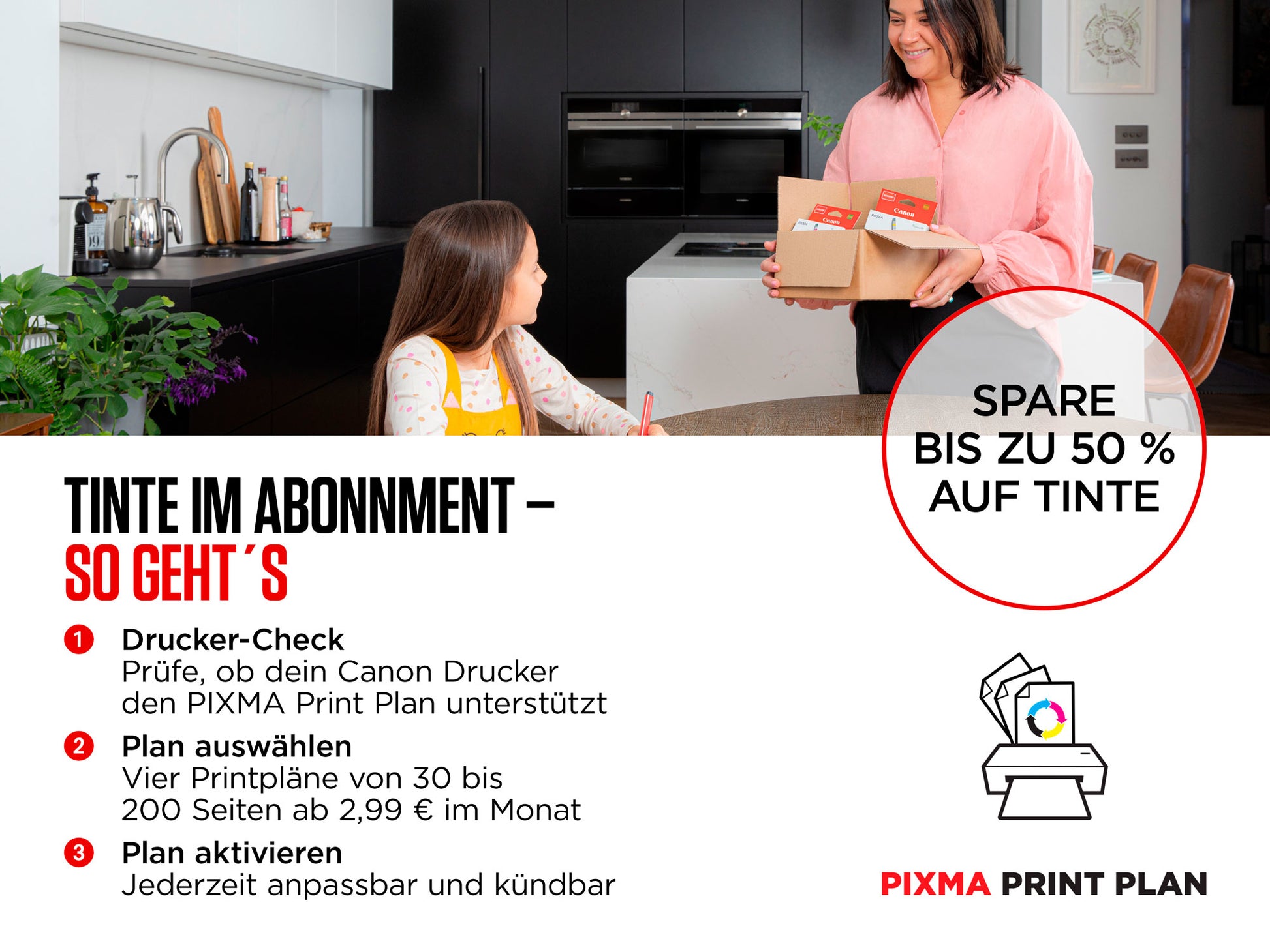 Canon Pixma TR4755I – Farbiges Tintenstrahl-MFP A4, 4-in-1 – USB/WLAN – Duplex, ADF – 8,8 ppm S/W