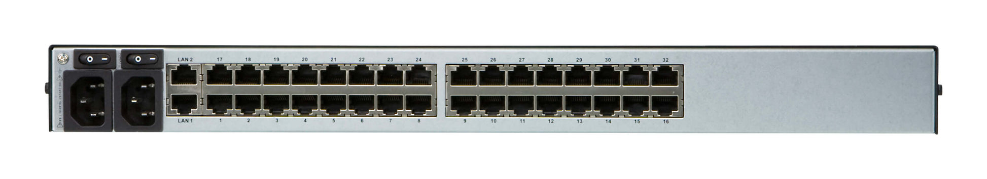 ATEN SN0132CO – Serieller Konsolen-Server – 32×RJ-45, Dual-Strom/Dual-LAN, 1U, Schwarz