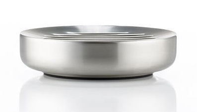 Zone Denmark Seifenschale Ume – Edelstahl, Ø12×3 cm, Silber (rund)