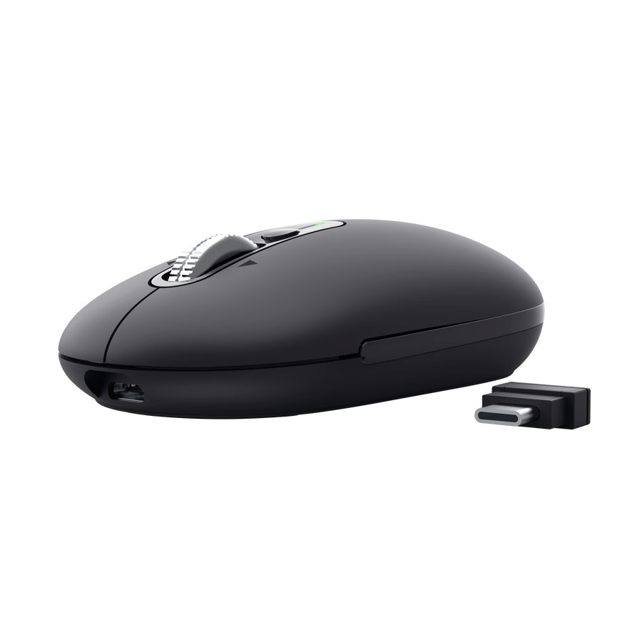 Trust Seron Slim Multi – Maus – Kabellos (Bluetooth/2,4 GHz), 3200 DPI, beidhändig