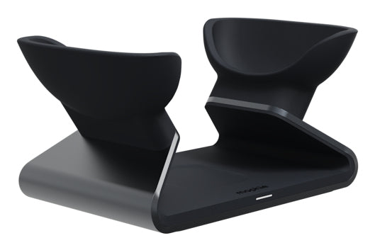 mophie 401316655 – Ladestation für AirPods Max, AirPods, AirPods Pro, Schwarz