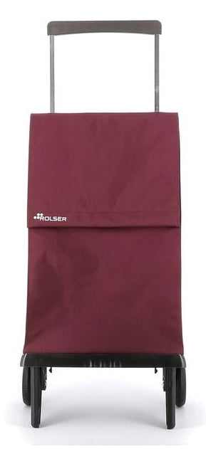 Rolser Plegmatic MF – Trolley, 40 l, 2 Rollen, Polyester, Bordeaux, 37 × 58 × 19 cm