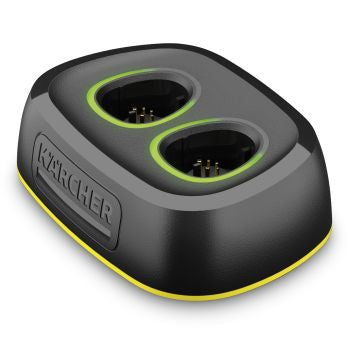 Kärcher Duo Bat Power 4 V Batterieladegerät 2× – für Kärcher Bodenreiniger, 4 V, 2×2,5 A, 1,8 m Kabel